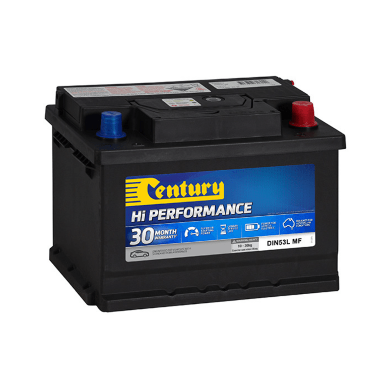 Century High Performance Car Battery DIN53L MF Budget Batteries