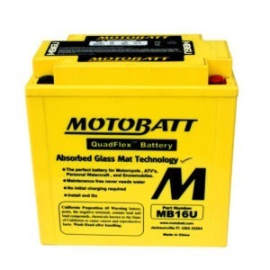 Motobatt Heavy Duty Motorcycle Battery MB16U