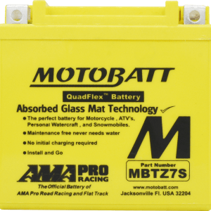 Motobatt Heavy Duty Motorcycle Battery MBTZ7S