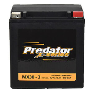 Predator X-Series Motorcycle Battery MX30-3