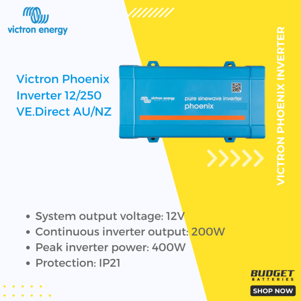 Victron Phoenix Inverter 12_250 VE.Direct AU_NZ-specifications