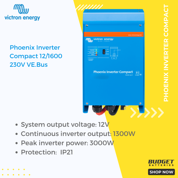 Phoenix Inverter Compact 12_1600 230V VE.Bus