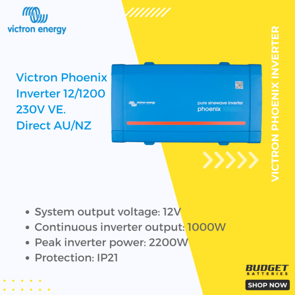 Victron Phoenix Inverter 12_1200 230V VE.Direct AU_NZ