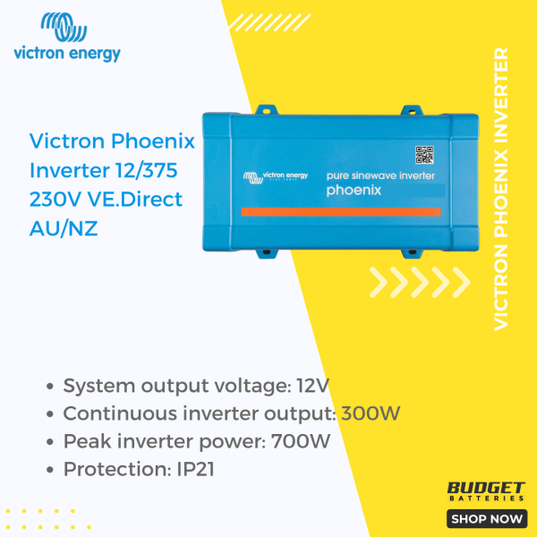 Victron Phoenix Inverter 12_375 230V VE.Direct AU_NZ-specifications