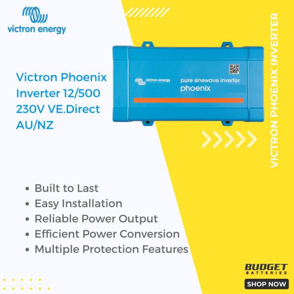 Victron Phoenix Inverter 12_500 230V VE.Direct AU_NZ-features