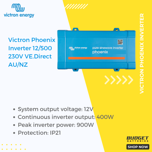 Victron Phoenix Inverter 12_500 230V VE.Direct AU_NZ-specifications