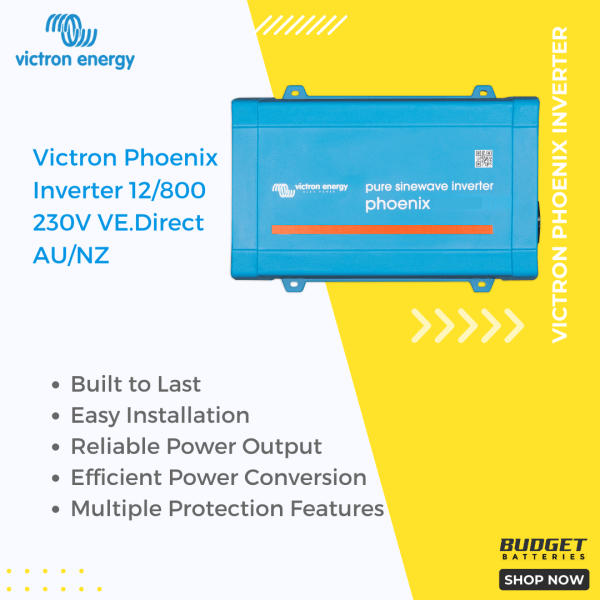 Victron Phoenix Inverter 12_800 230V VE.Direct AU_NZ