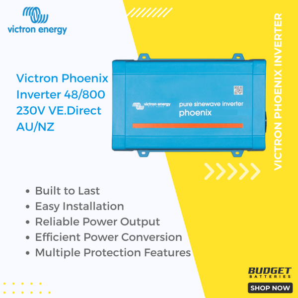 Victron Phoenix Inverter 48/800 230V VE.Direct AU/NZ - Image 2