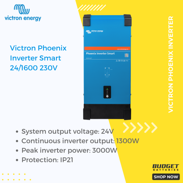 Victron Phoenix Inverter Smart 24_1600 230V-specifications