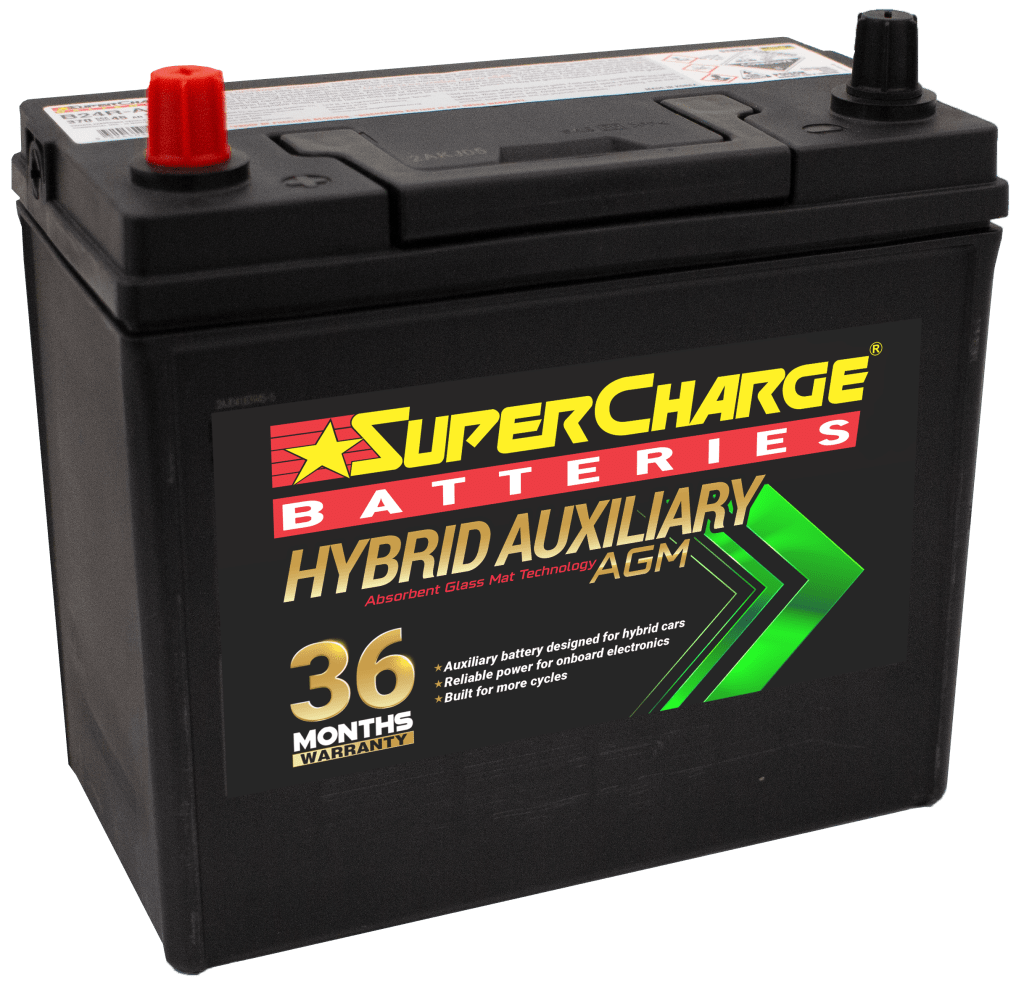 SuperCharge Hybrid Auxiliary Battery B24RAGM Budget Batteries