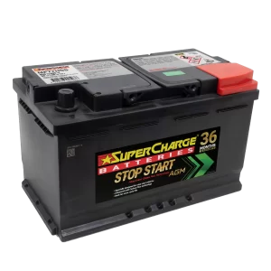 SuperCharge AGM Start Stop Battery MF77HSSR