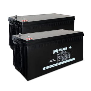 Maxon 24V 300Ah Off Grid Battery Bank MXEG12-300 x 2