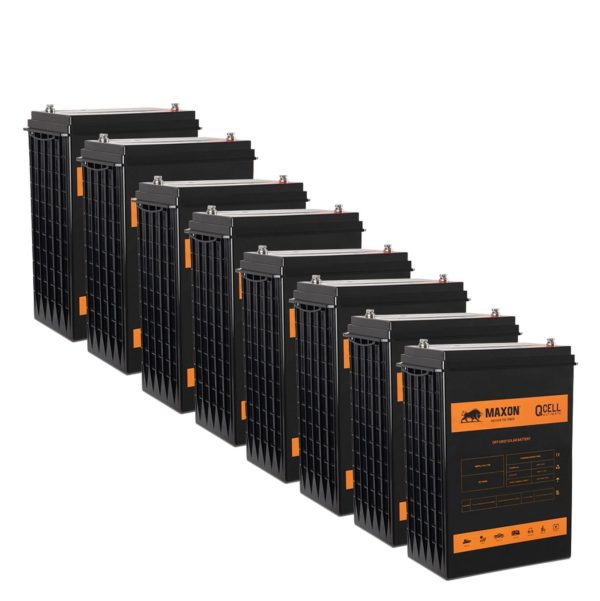 Maxon 48V 420Ah Deep Cycle Solar Battery Bank MEVG- L16 x 8