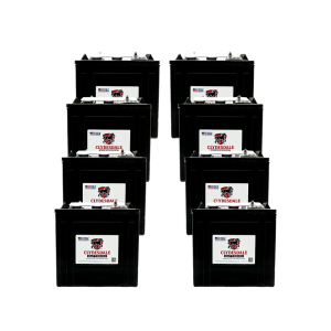 Clydesdale 48V Golf Cart Batteries 8 x CLY-105
