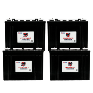 Clydesdale 48V Golf Cart Batteries 4 x CLY-1275